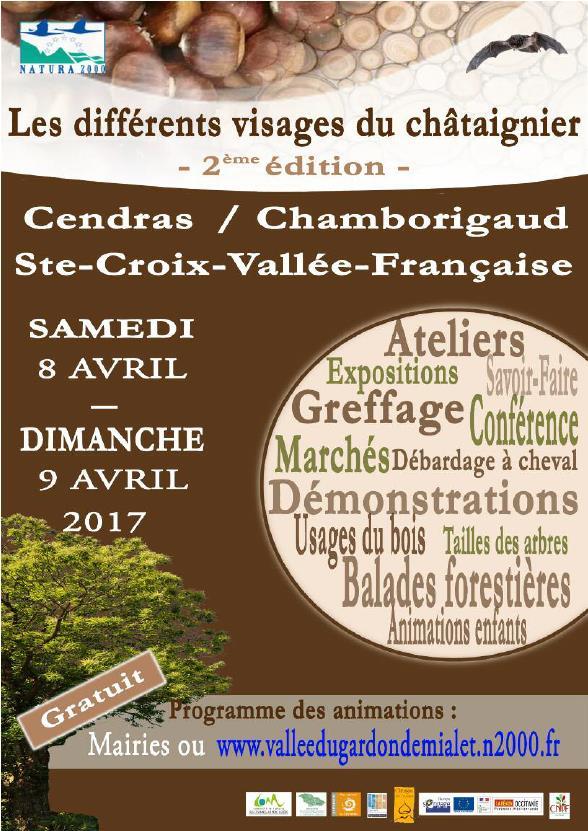 Affiche week-end châtaignier